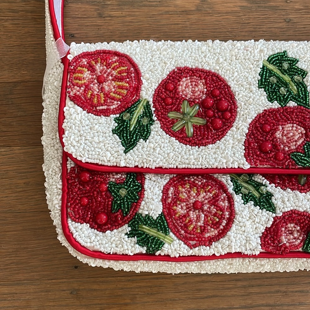 NWT TikTok Viral Beaded Bag - Tomatoes - Picture 2 of 10